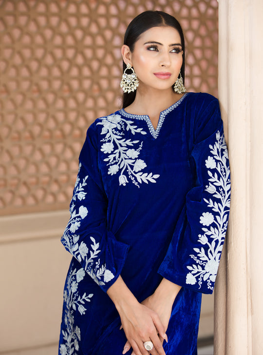 Indigo Illusion Blue Velvet phiran