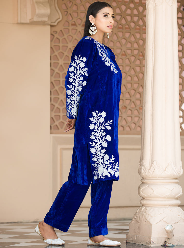Indigo Illusion Blue Velvet phiran