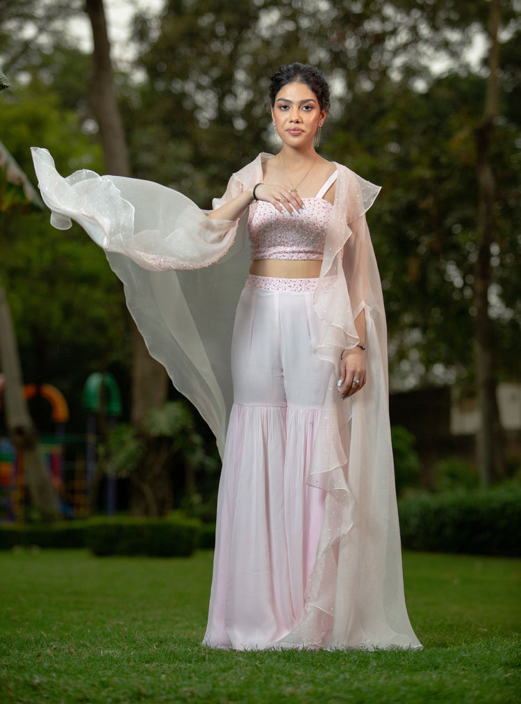 Twilight Tryst Sharara and Cape