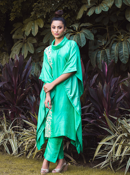 AQUAMARINE KAFTAN SET