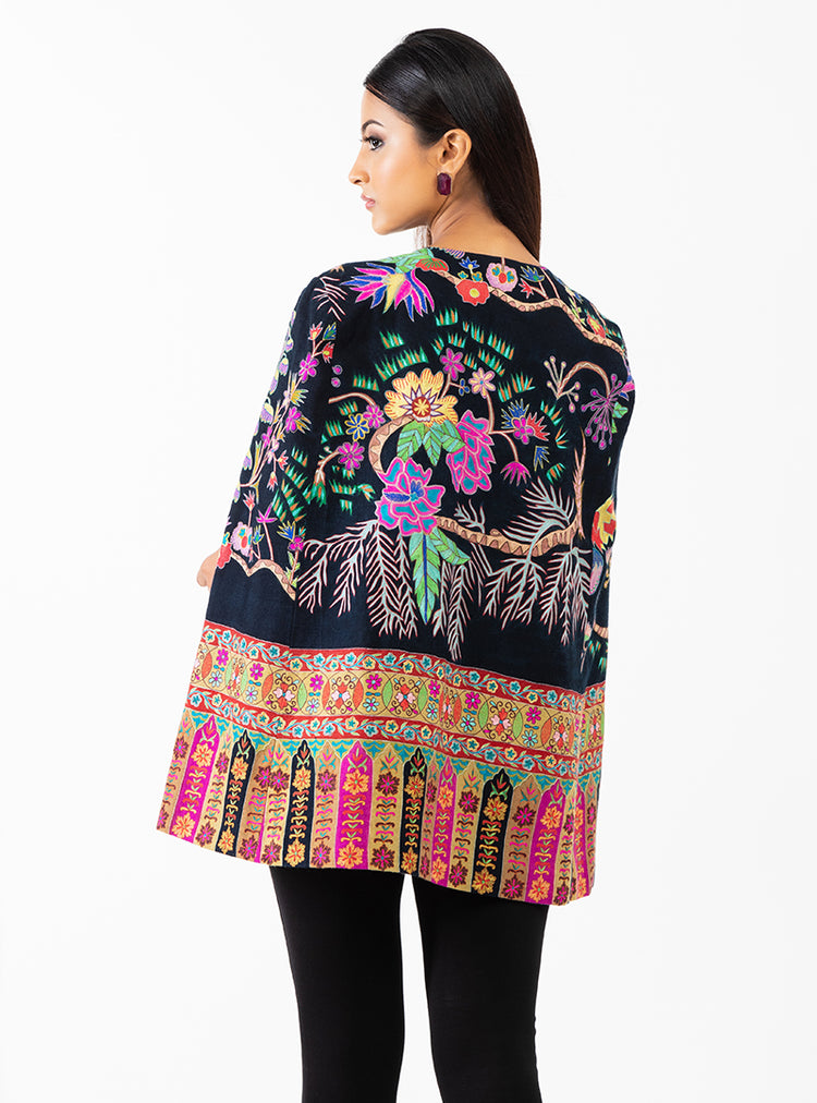 PRISMATIC PASHMINA CAPE