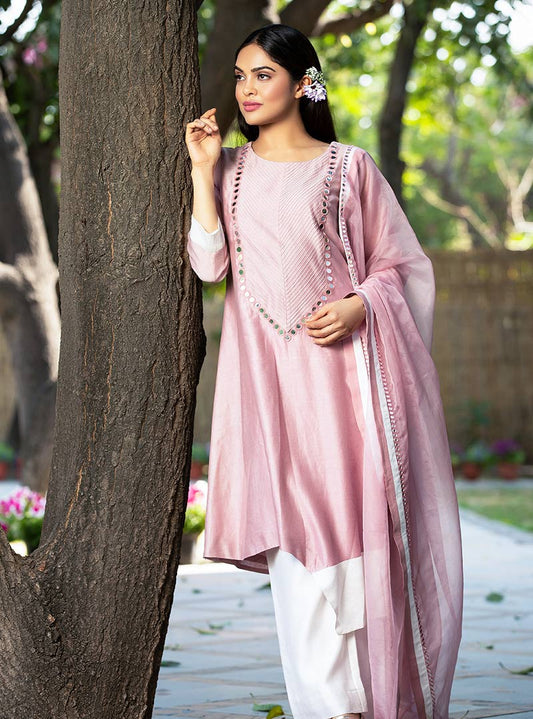 Aari Embroidered Summer Cool Cotton Suit | Kashmiri Suit | Kashmir Box –  KashmirBox.com